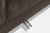 ACERA Dreisitzer-Sofa mit tiefer Sitzfläche aus braunem Kordstoff braun - Foto 11