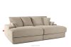 ACERA Dreisitzer-Sofa mit großzügiger Sitzfläche aus taupefarbenem Kordstoff taupe - Foto 3