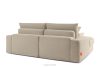 ACERA Dreisitzer-Sofa mit großzügiger Sitzfläche aus taupefarbenem Kordstoff taupe - Foto 4