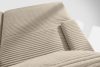 ACERA Dreisitzer-Sofa mit großzügiger Sitzfläche aus taupefarbenem Kordstoff taupe - Foto 5