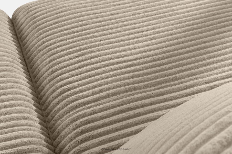 ACERA Dreisitzer-Sofa mit großzügiger Sitzfläche aus taupefarbenem Kordstoff taupe - Foto 6