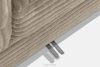 ACERA Dreisitzer-Sofa mit großzügiger Sitzfläche aus taupefarbenem Kordstoff taupe - Foto 11