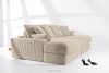 ACERA Dreisitzer-Sofa mit großzügiger Sitzfläche aus taupefarbenem Kordstoff taupe - Foto 12