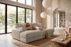 ACERA Dreisitzer-Sofa mit großzügiger Sitzfläche aus taupefarbenem Kordstoff taupe - Foto 14