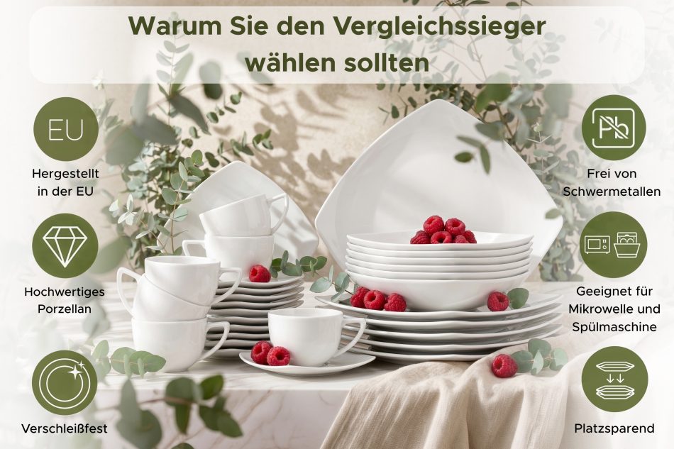CARLINA Kaffeetasse Untertasse weiß - Foto 7
