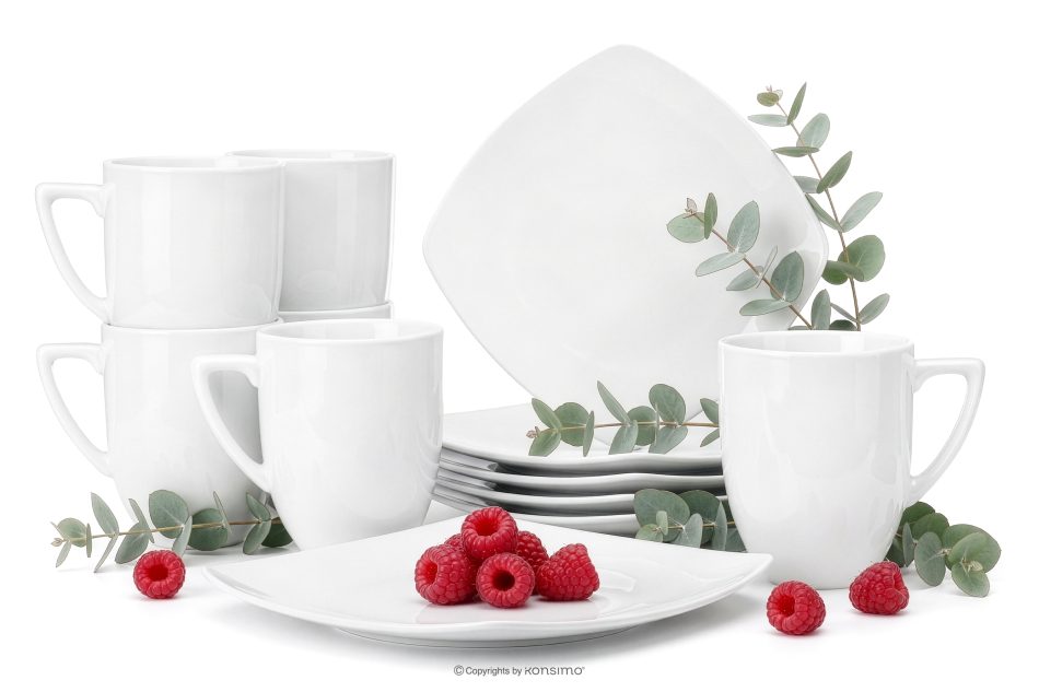 CARLINA Teeservice 6 Personen (12 -teilig.) weiß - Foto 0