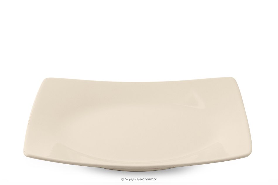 EPIRI Quadratischer Dessertteller beige glänzend beige glänzend - Foto 0
