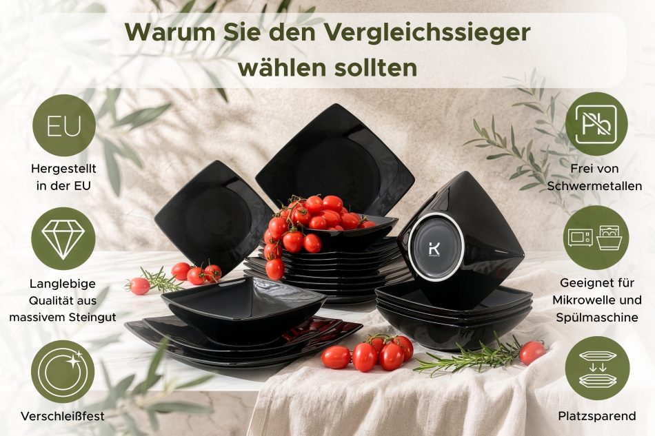 EPIRI Suppenteller schwarz - Foto 6