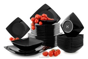 EPIRI, https://konsimo.de/kollektion/epiri/ Tafelservice 12-Personen (36tlg) schwarz schwarz - Foto