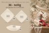 EPIRI Quadratisches Essgeschirrset beige glänzend 12 Personen (36 tlg) beige glänzend - Foto 9