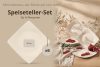 EPIRI Quadratischer Speiseteller beige glänzend 6 tlg beige glänzend - Foto 8