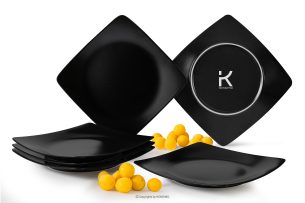 EPIRI, https://konsimo.de/kollektion/epiri/ Dessertteller 6 tlg. mattschwarz mattes schwarz - Foto