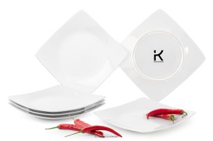 EPIRI, https://konsimo.de/kollektion/epiri/ Dessertteller 6-tlg. Weiss biały - Foto