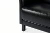 ESPECTO Wartezimmerstuhl schwarz Kunstleder schwarz - Foto 9