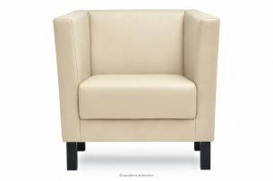 ESPECTO, https://konsimo.de/kollektion/especto/ Wartezimmersessel ecru Kunstleder creme - Foto