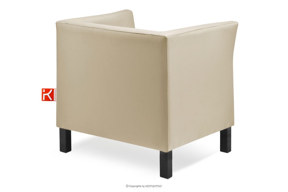 ESPECTO Wartezimmersessel ecru Kunstleder creme - Foto 3
