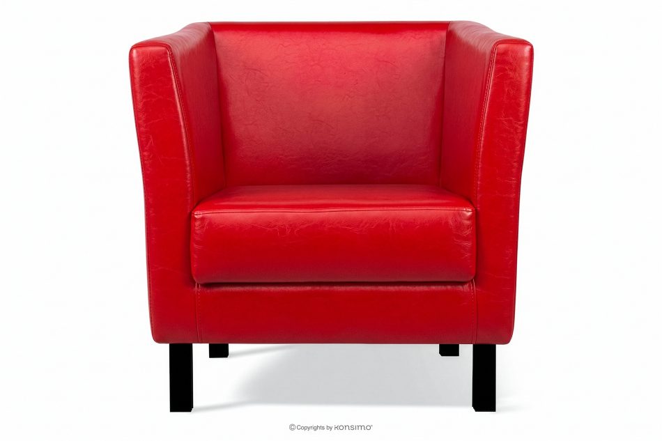 ESPECTO Wartezimmersessel rot Kunstleder rot - Foto 0