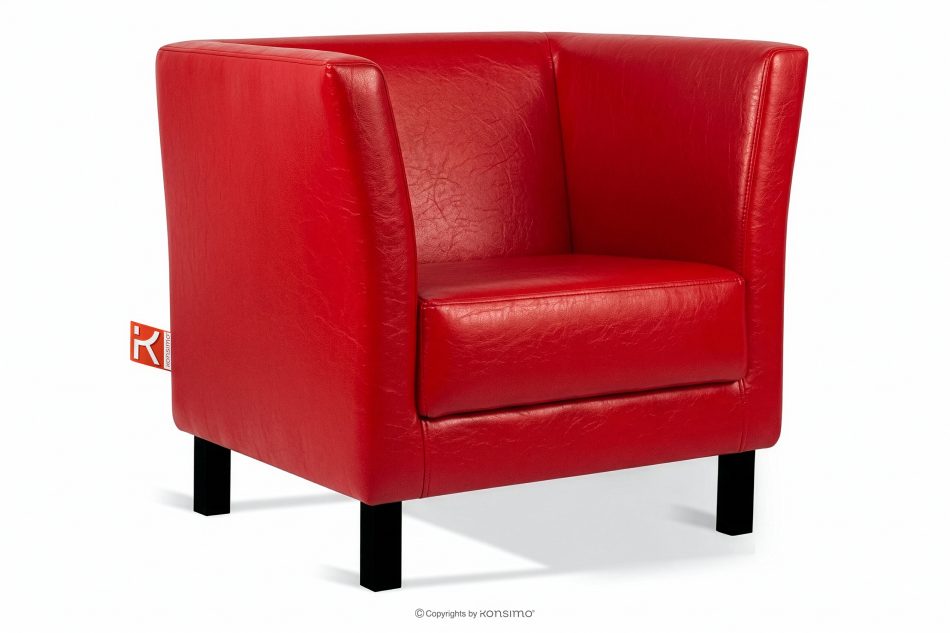 ESPECTO Wartezimmersessel rot Kunstleder rot - Foto 2
