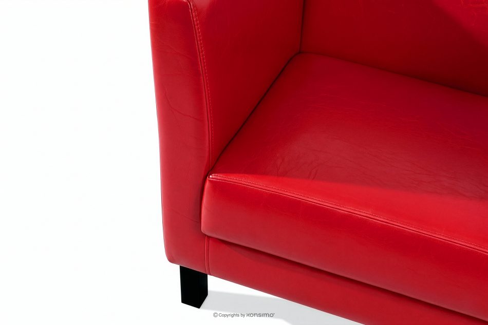 ESPECTO Wartezimmersessel rot Kunstleder rot - Foto 4