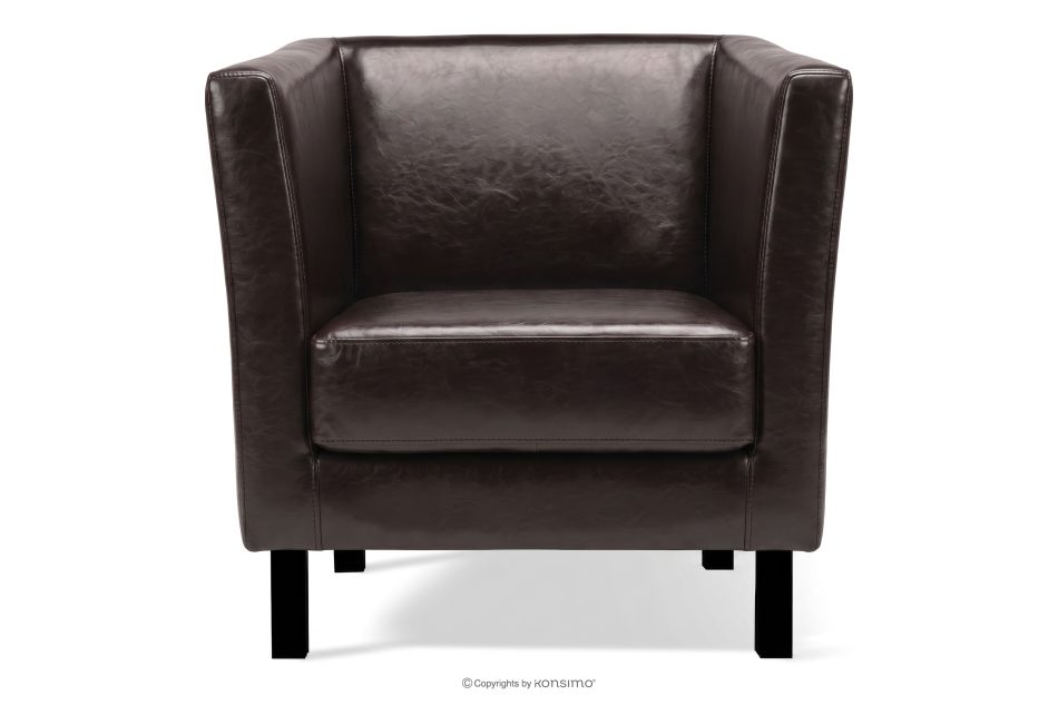 ESPECTO Wartezimmersessel braun Kunstleder dunkelbraun - Foto 0