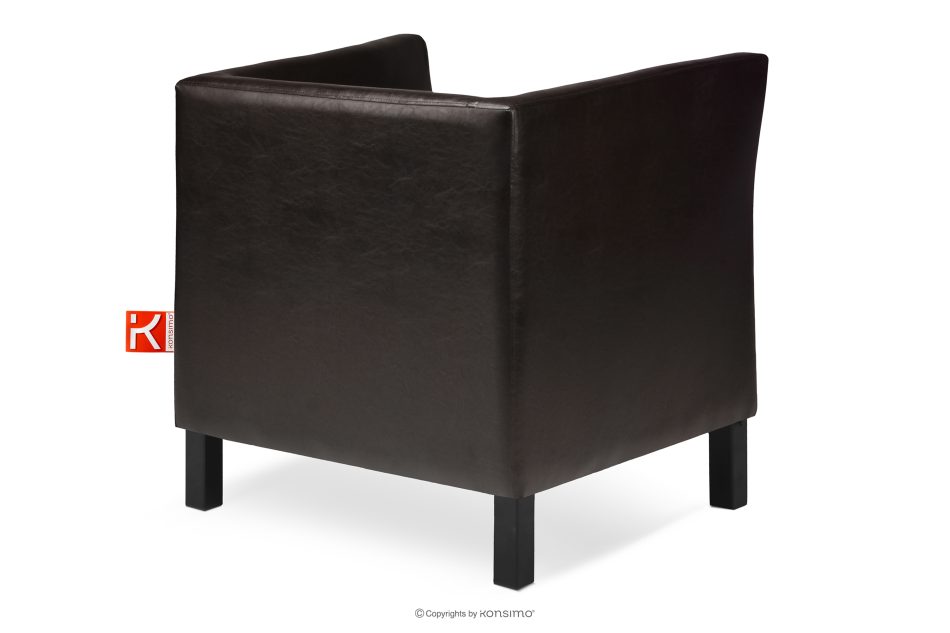 ESPECTO Wartezimmersessel braun Kunstleder dunkelbraun - Foto 3