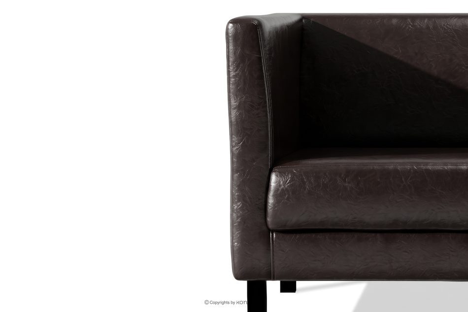 ESPECTO Wartezimmersessel braun Kunstleder dunkelbraun - Foto 6