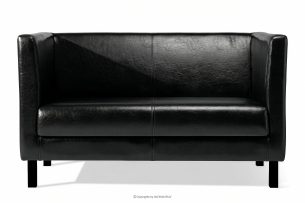 ESPECTO, https://konsimo.de/kollektion/especto/ Schwarzes Kunstleder-Wartezimmersofa schwarz - Foto