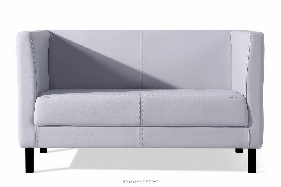 ESPECTO Graues Kunstleder-Wartezimmersofa grau - Foto 0