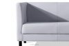 ESPECTO Graues Kunstleder-Wartezimmersofa grau - Foto 7