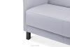 ESPECTO Graues Kunstleder-Wartezimmersofa grau - Foto 9