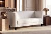 ESPECTO Weißes Kunstleder-Wartezimmersofa weiß - Foto 2