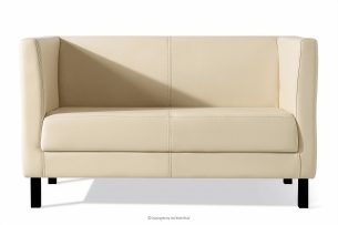 ESPECTO, https://konsimo.de/kollektion/especto/ Ecru Kunstleder-Wartezimmersofa creme - Foto