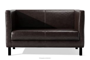 ESPECTO, https://konsimo.de/kollektion/especto/ Braunes Kunstleder-Wartezimmersofa dunkelbraun - Foto