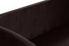 ESPECTO Braunes Kunstleder-Wartezimmersofa dunkelbraun - Foto 6