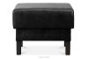 ESPECTO Kunstleder Pouffe schwarz schwarz - Foto 1