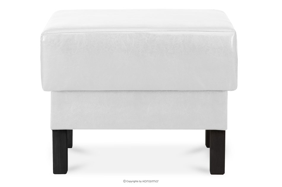 ESPECTO Eco leder pouffe weiß weiß - Foto 0