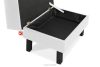 ESPECTO Eco leder pouffe weiß weiß - Foto 7
