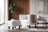 ESPECTO Eco leder pouffe weiß weiß - Foto 9