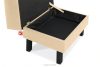 ESPECTO Eco leder pouffe creme cremefarben - Foto 7