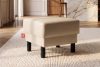 ESPECTO Eco leder pouffe creme cremefarben - Foto 2