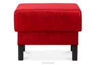 Eco leder pouffe rot