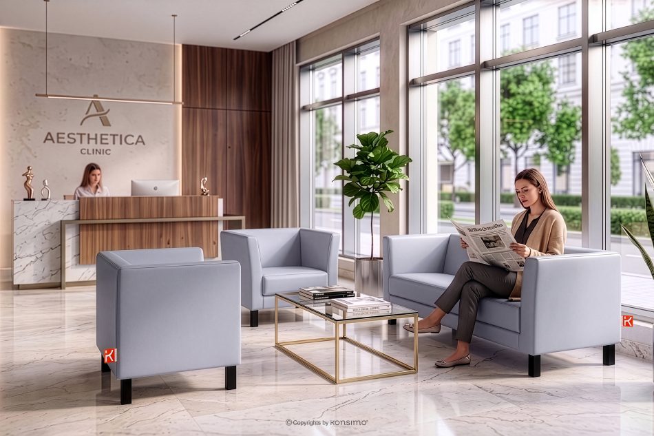 ESPECTO 3-Sitzer Cabinet Sofa grau grau - Foto 12