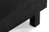 ESPECTO Kunstleder pouffe schwarz schwarz - Foto 5