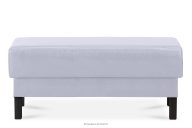 Kunstleder Pouffe grau