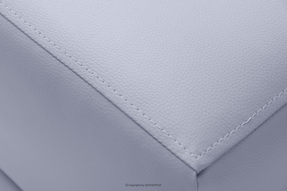 ESPECTO Kunstleder Pouffe grau grau - Foto 3