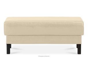 ESPECTO, https://konsimo.de/kollektion/especto/ Kunstleder Ottomane creme cremefarben - Foto