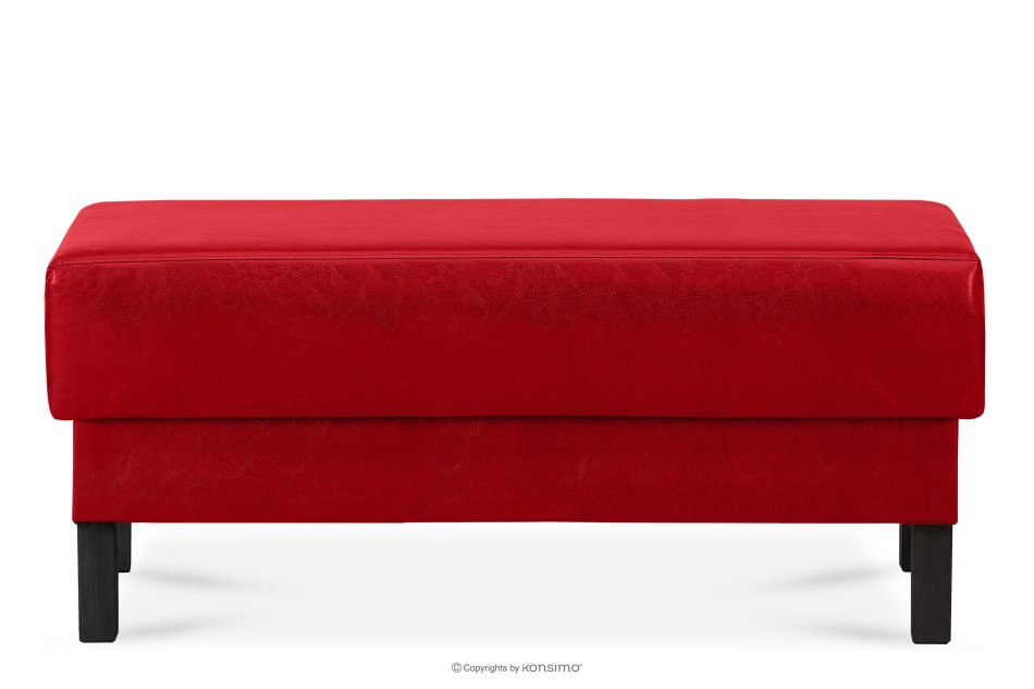 ESPECTO Ottomane für Sofa aus Kunstleder rot rot - Foto 0
