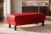 ESPECTO Ottomane für Sofa aus Kunstleder rot rot - Foto 2