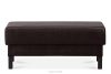 ESPECTO Ottomane für Sofa aus Kunstleder dunkelbraun Dunkelbraun - Foto 1