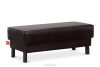 ESPECTO Ottomane für Sofa aus Kunstleder dunkelbraun Dunkelbraun - Foto 3